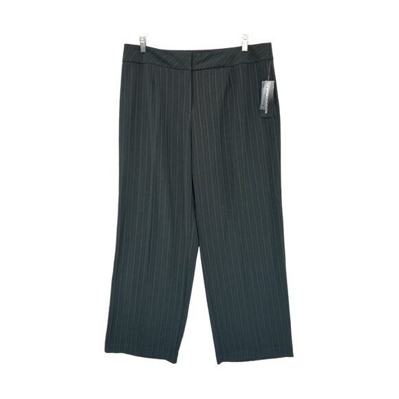 NWT Norton McNaughton Women's Dress Pants ~ Stretch, Size 18, Striped MSRP‎ $50 - Picture 1 of 4